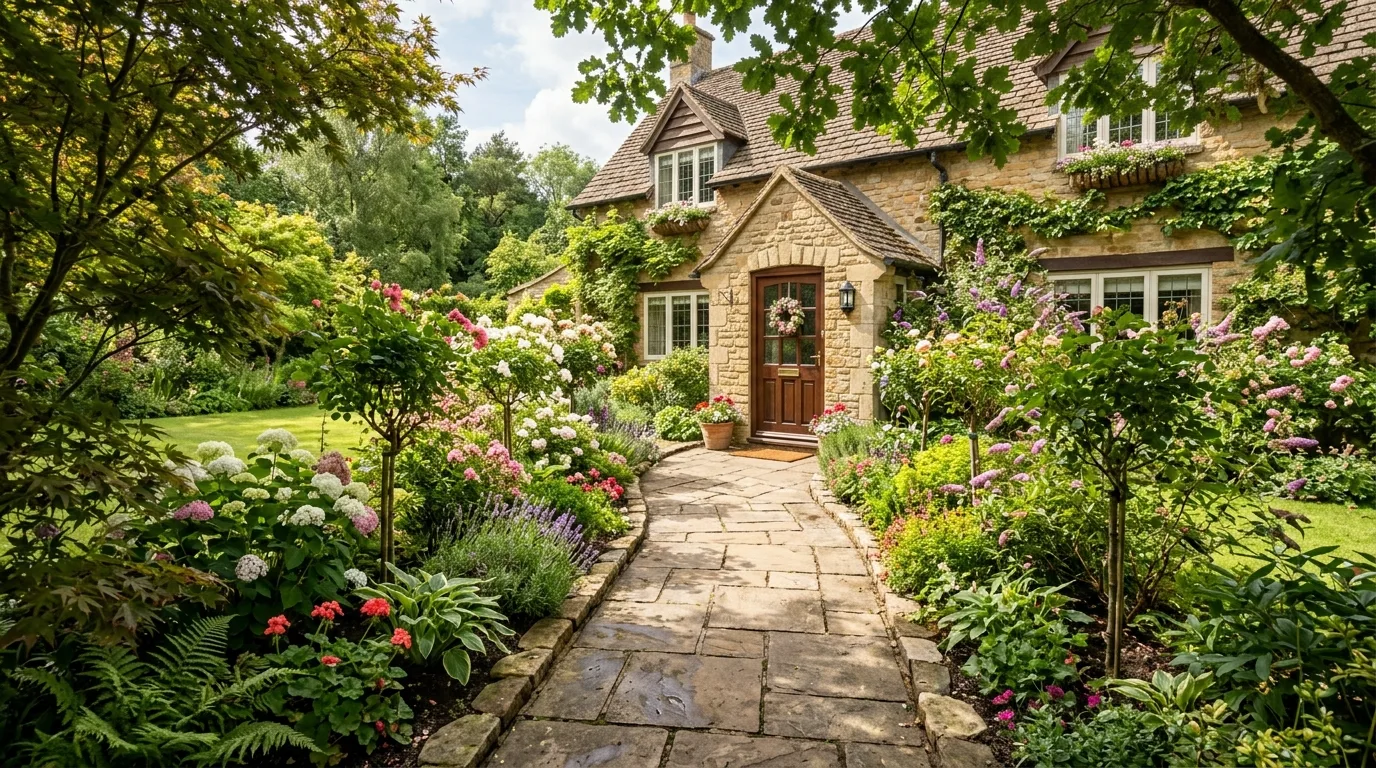 Seasonal Color at the Entry
